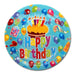 Happy Birthday Pappteller turkis - Tortendekoshop