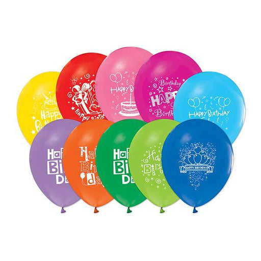 Happy Birthday Schreiben Ballons - Tortendekoshop