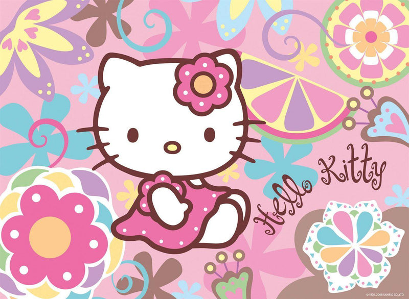 Hello Kitty Tortenaufleger, Rechteckig - Tortendekoshop
