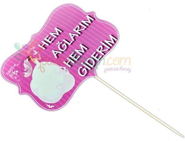 Hem Aglar Hem Giderim Deko Sprechballon - Tortendekoshop