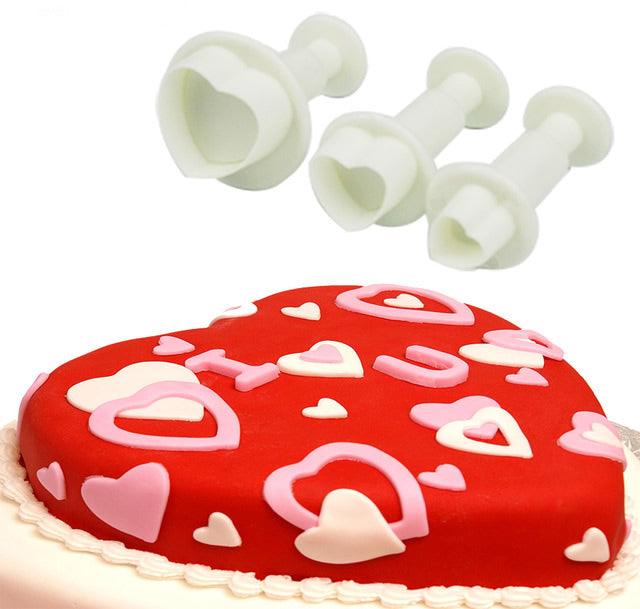 Herz Ausstecher Set - Tortendekoshop