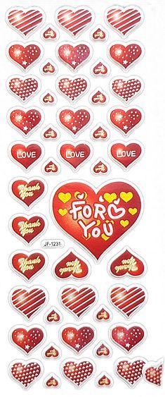 Herz Thema For You Sticker Aufkleber Sticker - Tortendekoshop