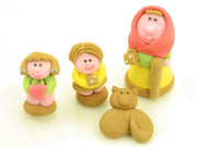 Hexengruppe Zucker, 4er Set - Tortendekoshop