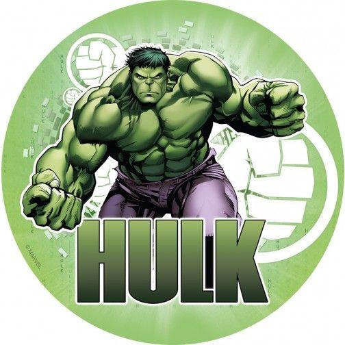 Hulk Runde Tortenaufleger - Tortendekoshop