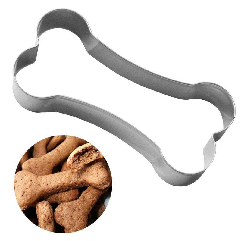 Hunde Knochen Ausstechform, Edelstahl - Tortendekoshop