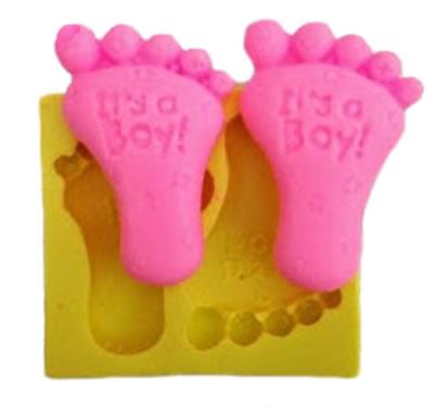 Its a Boy Baby Füße Silikonform - Tortendekoshop