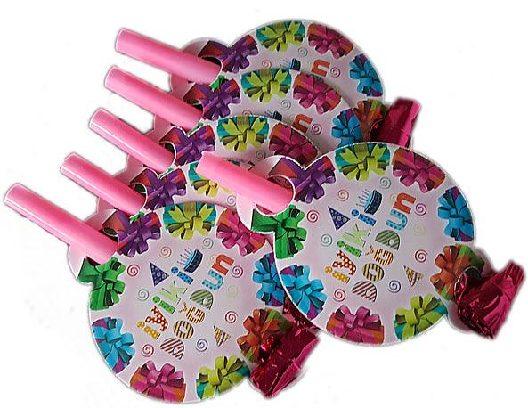 Iyiki Dogdun Rosa Party Tröten - Tortendekoshop
