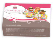 Karnevalsköpfe Zucker, 8 Stück - Tortendekoshop