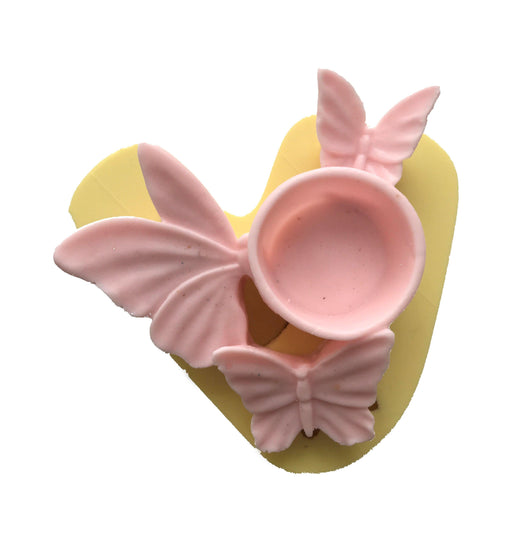 Kerzenform mit Schmetterling Silikonform - Tortendekoshop