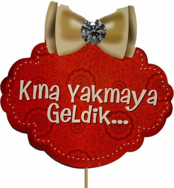 Kina Gecesi Deko Sprechballon - Tortendekoshop