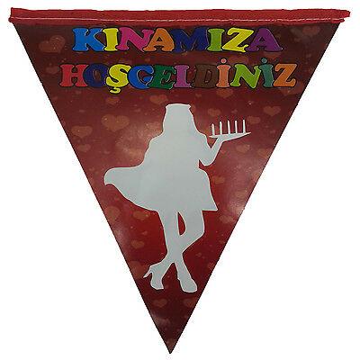 Kinamiza Hosgeldiniz Thema Wimpelkette - Tortendekoshop