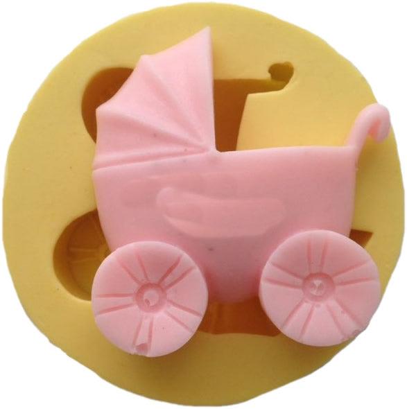 Kinderwagen Silikonform - Tortendekoshop