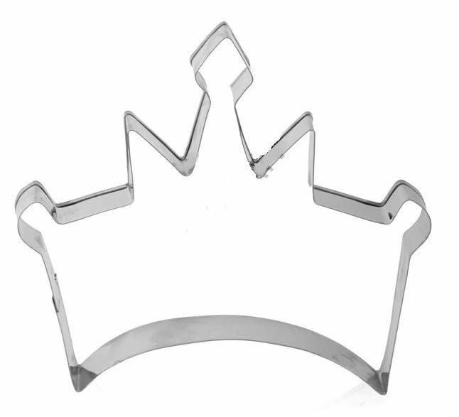 König Krone Ausstechform, Edelstahl - Tortendekoshop
