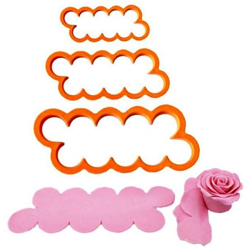 Kunststoff Rosen Form Set - Tortendekoshop