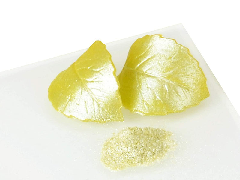 Lebensmittelfarbe metallic grün, 10g - Tortendekoshop
