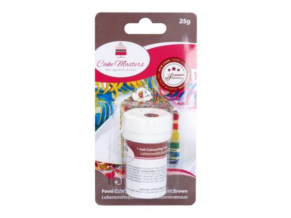 Lebensmittelfarbe Paste kastenienbraun, 25g - Tortendekoshop