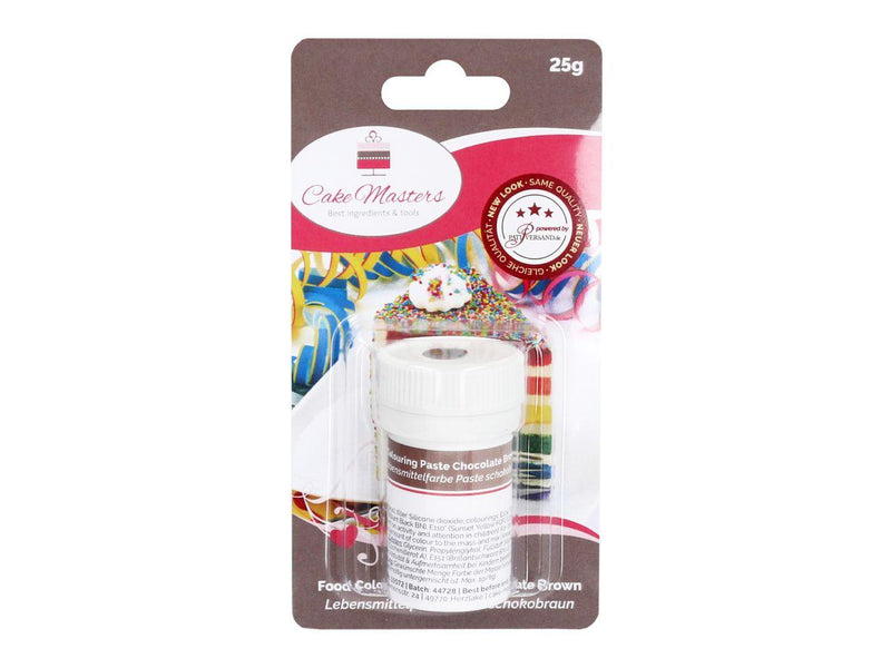 Lebensmittelfarbe Paste schokobraun, 25g - Tortendekoshop