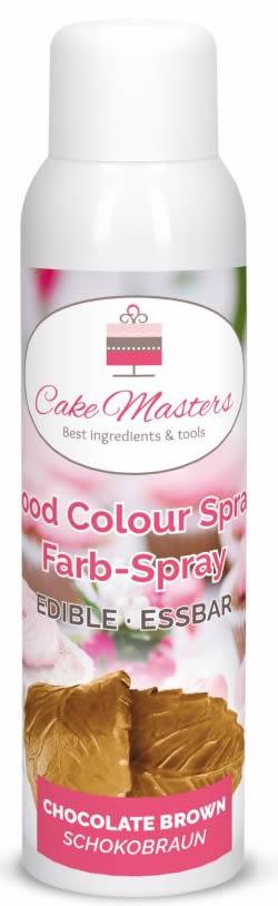 Lebensmittelfarbe Spray schokobraun, 100ml - Tortendekoshop