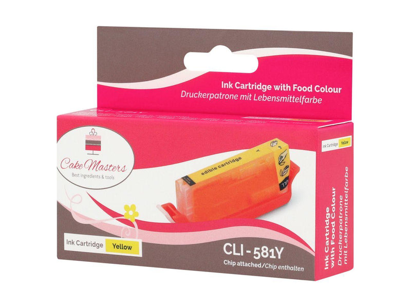 Lebensmitteltinte Patrone gelb CLI-581Y - Tortendekoshop