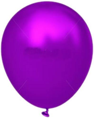 Lila Luft Metallic Ballon - Tortendekoshop