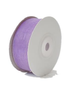 Lila Organza Schleifenband, 2cm - Tortendekoshop