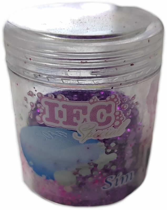 Lila Seife, Duftstein Glitzer pulver - Tortendekoshop