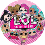 Lol Surprise Runde Tortenaufleger - Tortendekoshop