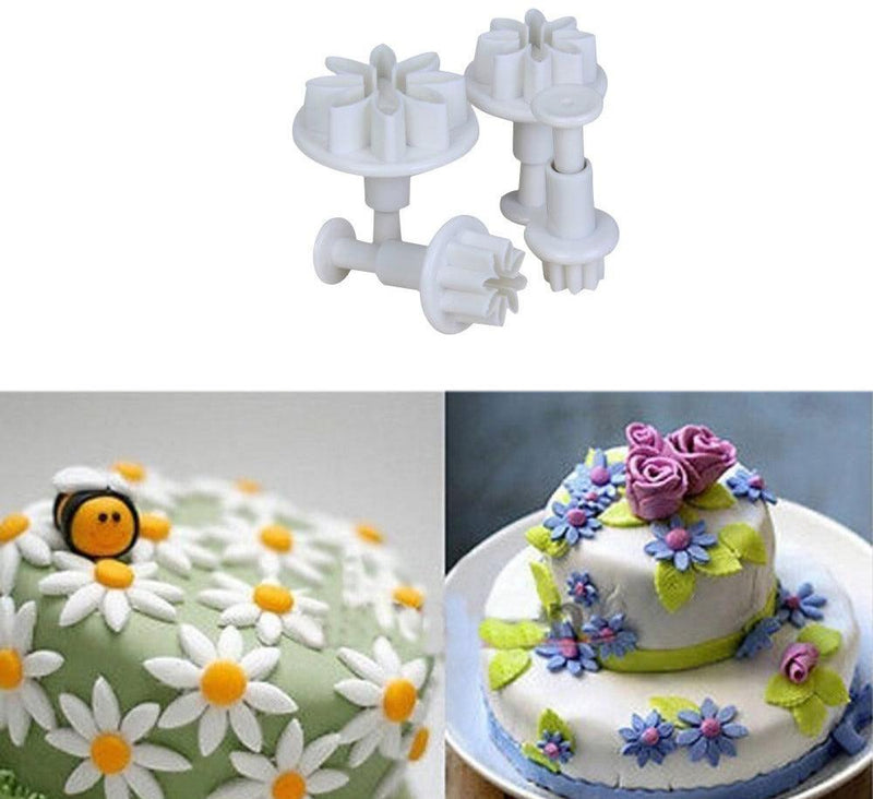 Margeriten Motiv Ausstecher Set - Tortendekoshop