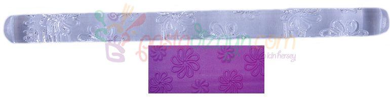 Margeriten Strukturrolle, Fondant Rolle - Tortendekoshop