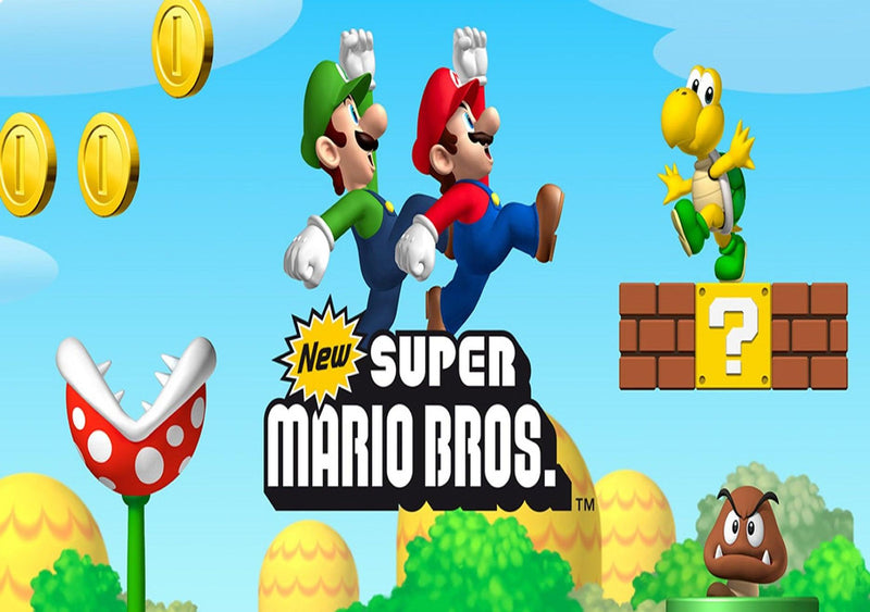 Mario Bros Tortenaufleger, Rechteckig - Tortendekoshop
