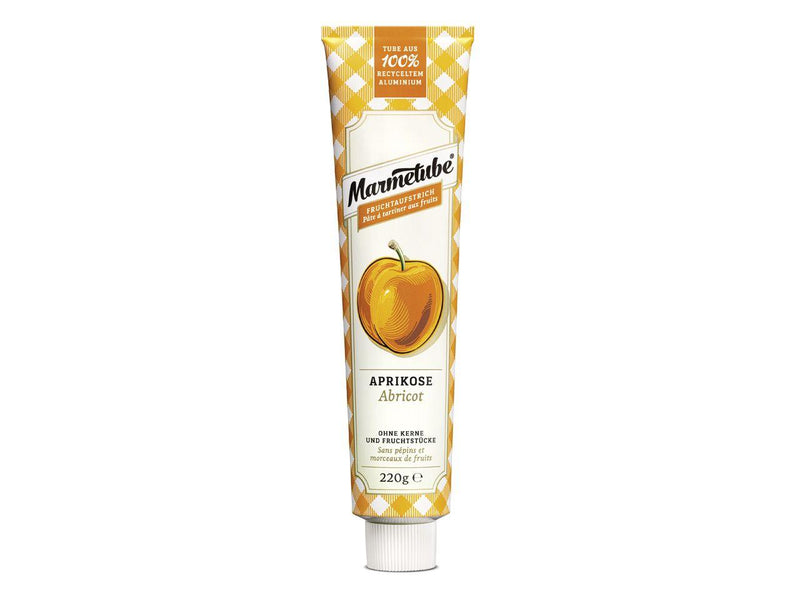 Marmetube Aprikose 220g inkl. Tubenschlüssel - Tortendekoshop