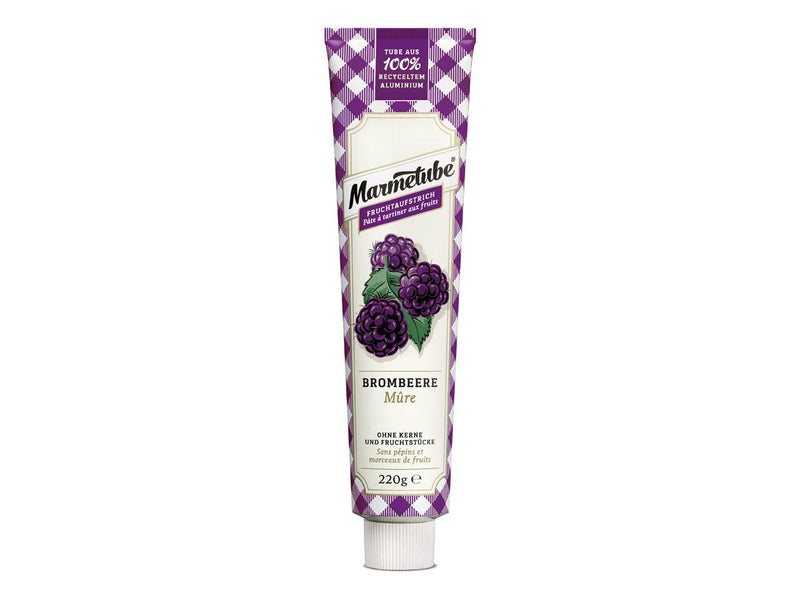 Marmetube Brombeere 220g inkl. Tubenschlüssel - Tortendekoshop