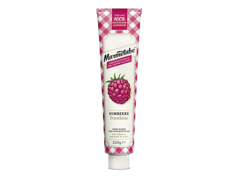 Marmetube Himbeere 220g inkl. Tubenschlüssel - Tortendekoshop