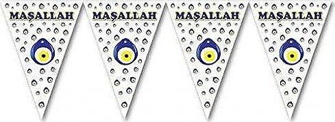 Masallah Wimpelkette, 10 Stück - Tortendekoshop