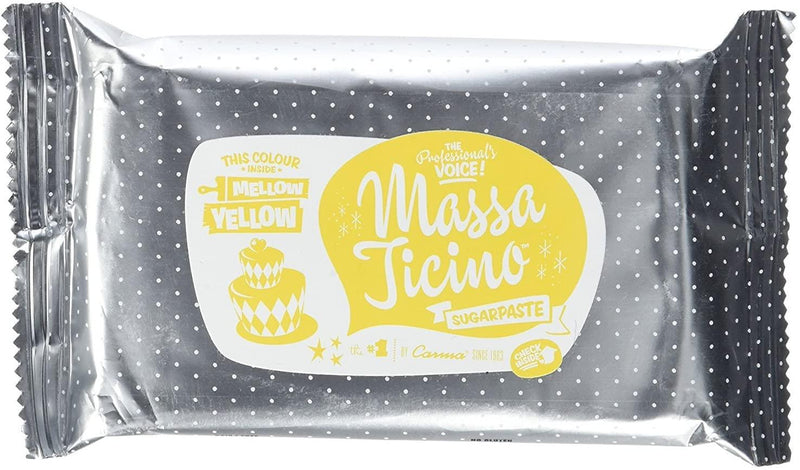 Massa Ticino Tropic gelb, 250g - Tortendekoshop