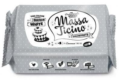 Massa Ticino Tropic weiß, 1kg - Tortendekoshop