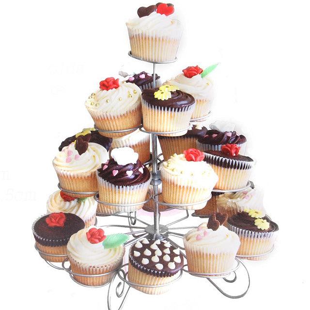 Metall Cupcake Stand für 23 Cupcakes - Tortendekoshop