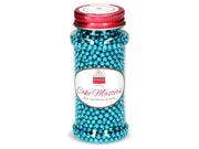 Metallic Perlen blau, Zucker Deko, 100g - Tortendekoshop