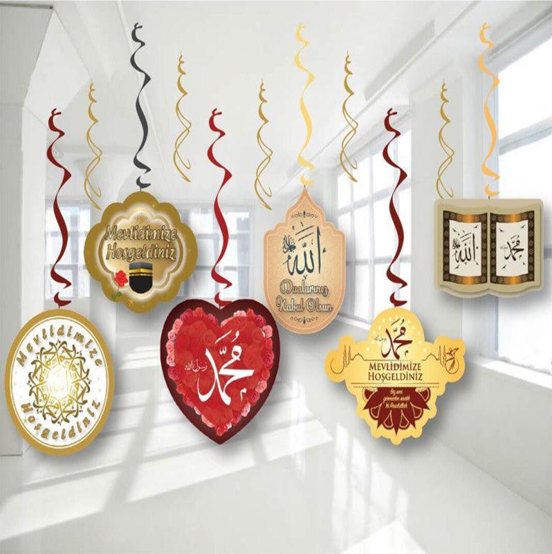Mevlidimize Hosgeldiniz Girlande Deko Set - Tortendekoshop