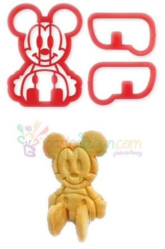 Mickey Mouse 3D Ausstecher Set - Tortendekoshop