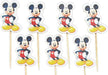 Mickey Mouse Kuchen Topper, Cupcake Picks - Tortendekoshop