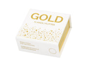Mini Flacon Flitter grob, gold - Tortendekoshop