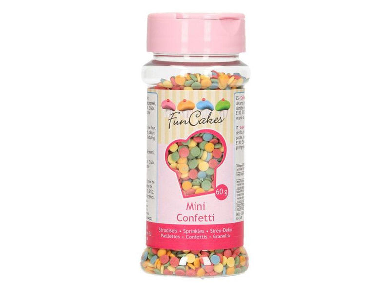 Mini Konfetti Mix , Zucker Deko, 60g - Tortendekoshop