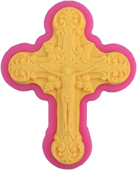 Mini Kreuz Jesus Silikonform - Tortendekoshop