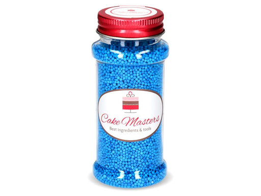 Mini Zucker Perlen blau, 90g - Tortendekoshop