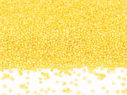 Mini Zucker Perlen gelb, glimmer, 90g - Tortendekoshop