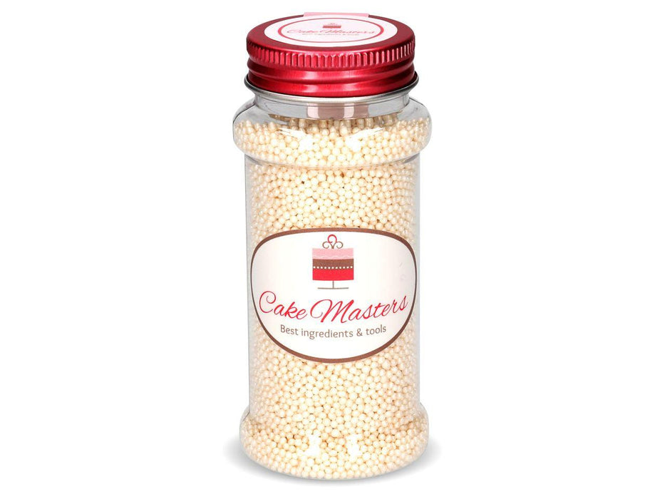 Mini Zucker Perlen perlmutt, 90g - Tortendekoshop