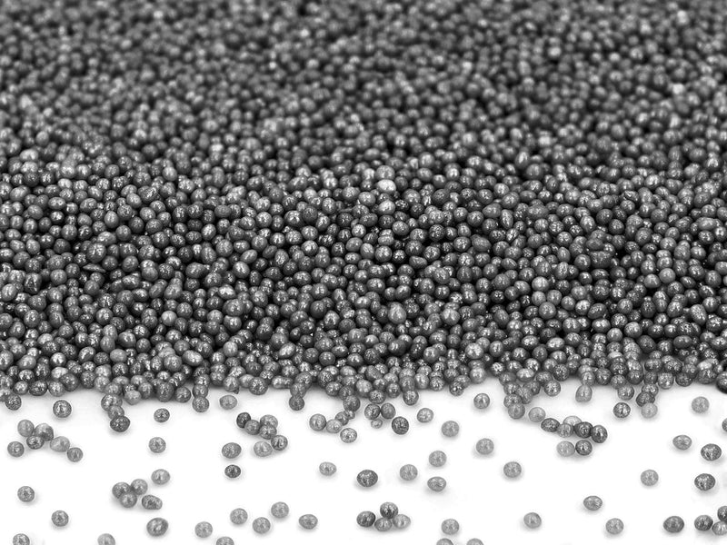 Mini Zucker Perlen schwarz, glimmer, 90g - Tortendekoshop