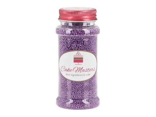 Mini Zucker Perlen violett, 90g - Tortendekoshop