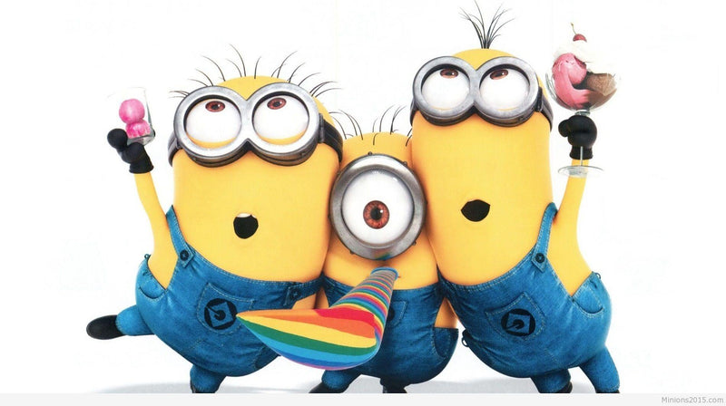 Minions Tortenaufleger, Rechteckig - Tortendekoshop